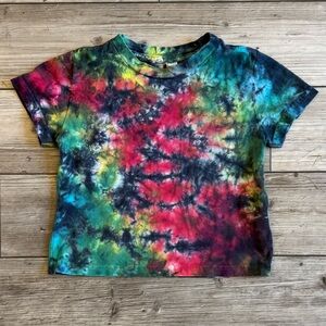 Rabbit Skins | Multicolor Tie-Dye Kids T-Shirt | Size: 4T